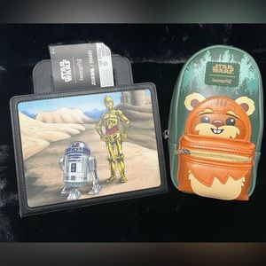 Star Wars Loungefly Journal and Pencil Case bundle.